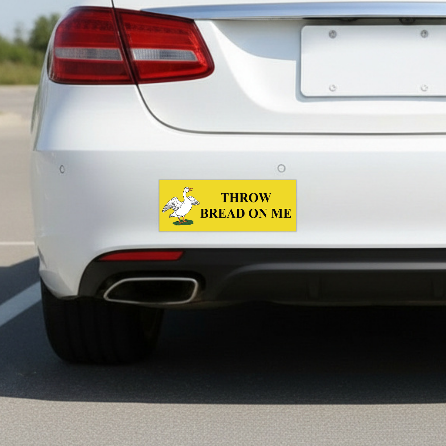 Throw Bread On Me | Funny Car Magnet