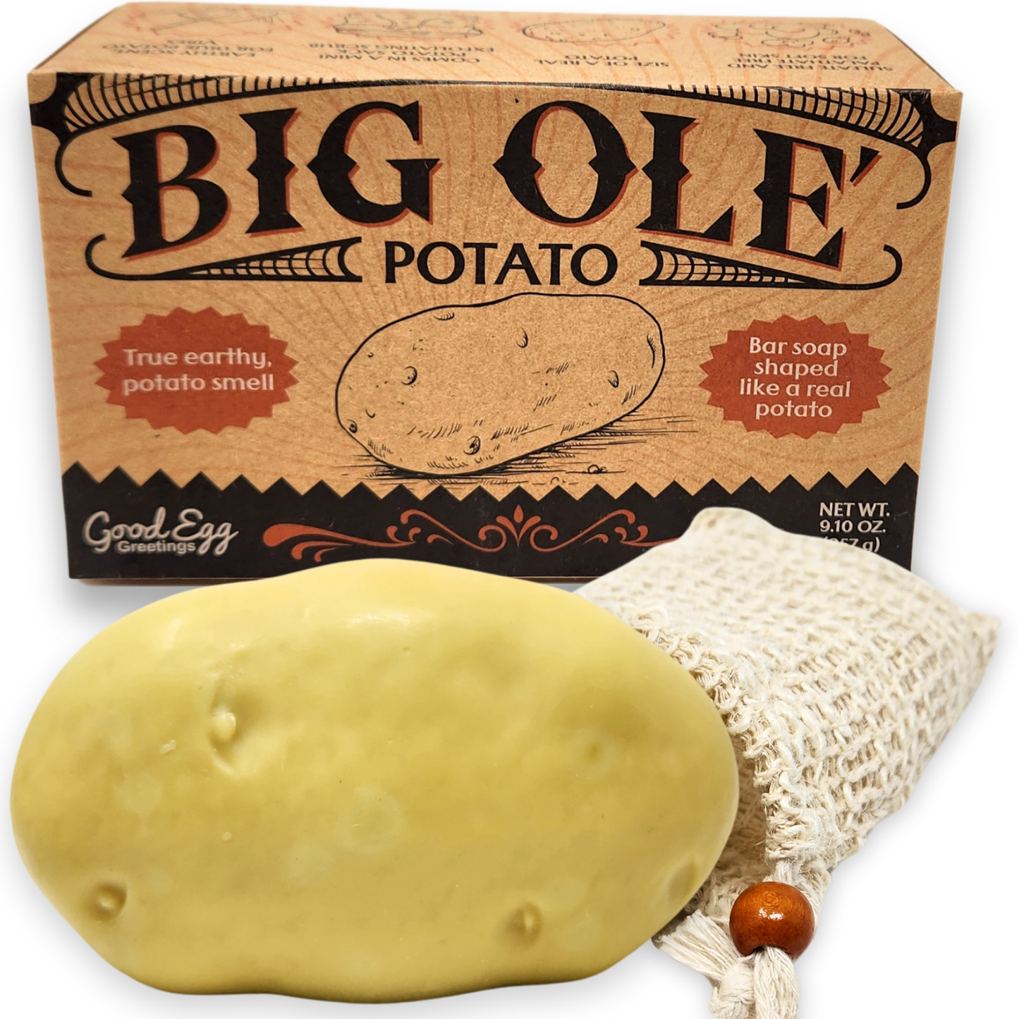 Big Ole Potato - Potato Shaped Gag Gift Bar Soap