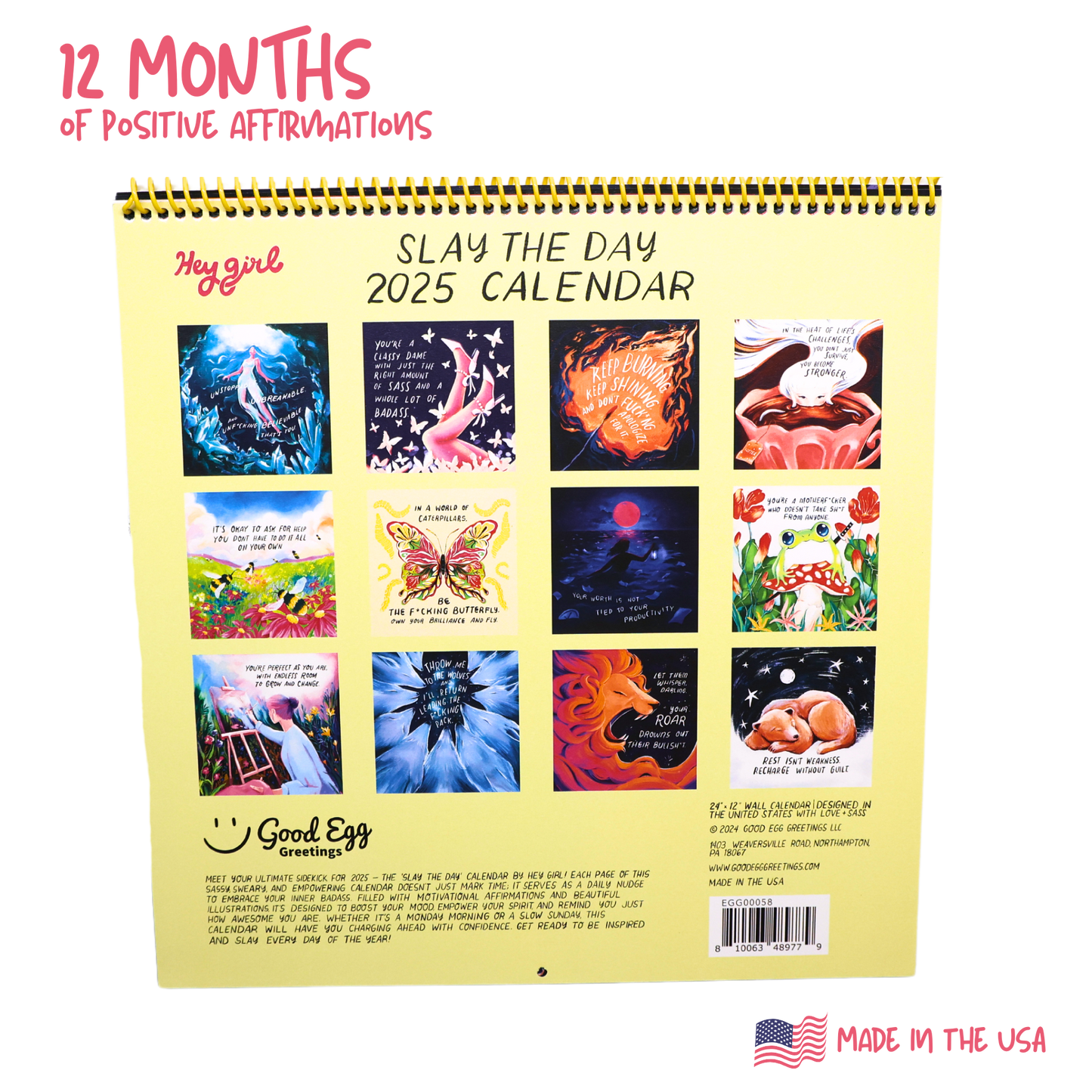 Hey Girl: Slay the Day 2025 Calendar