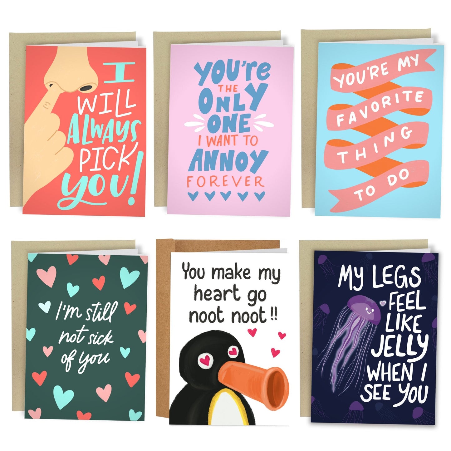 6 Cards to Make That Special Person Smile
