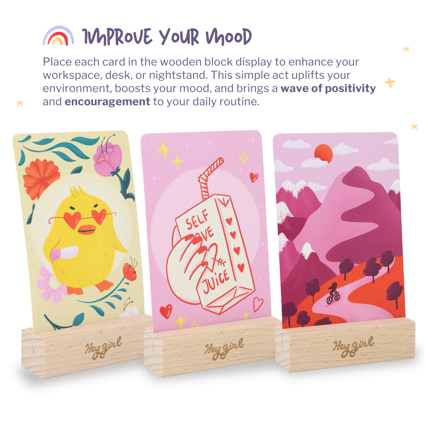 Hey Girl: Empowering & Sassy Affirmation Deck