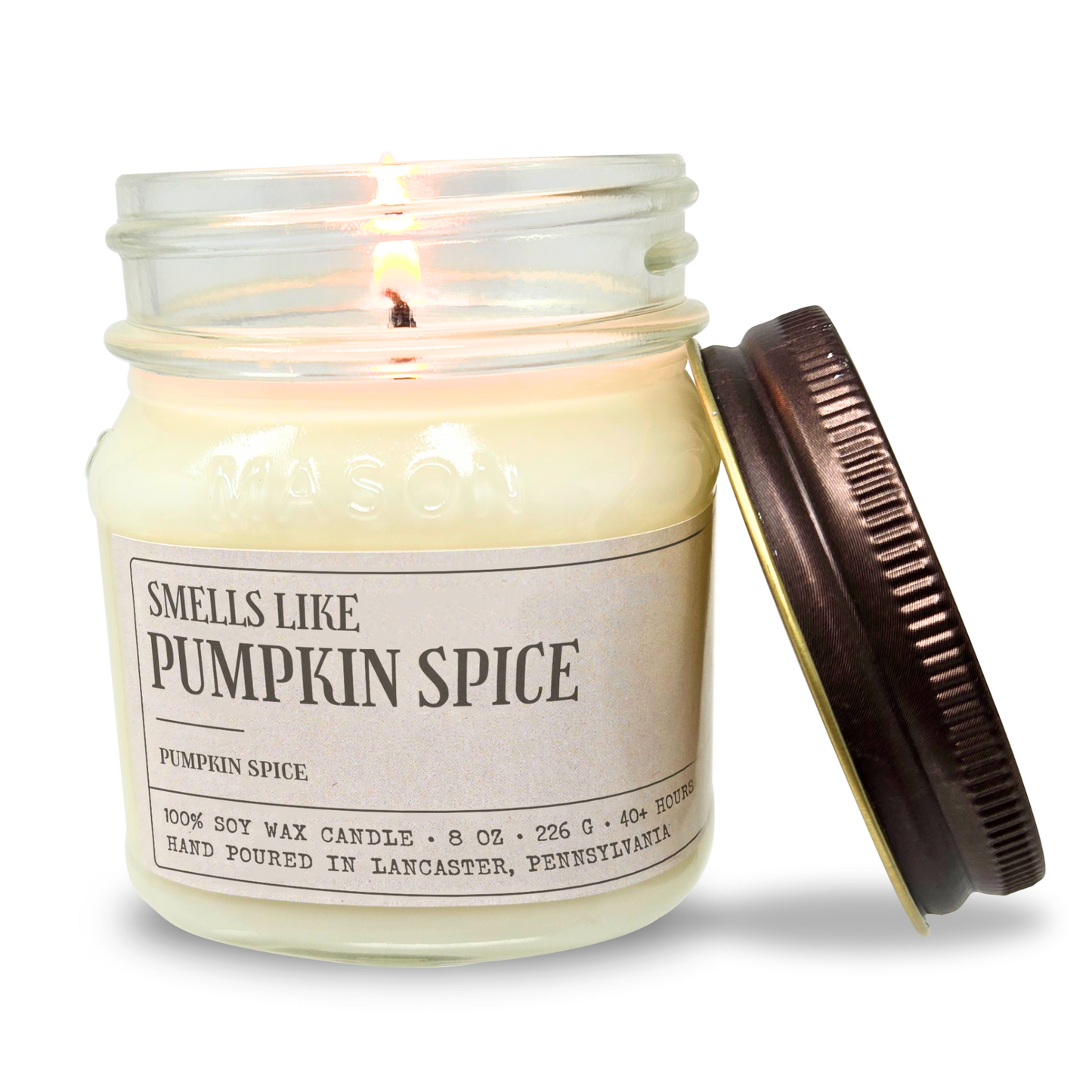 Smells Like Pumpkin Spice - Funny Candle 8oz Soy Wax