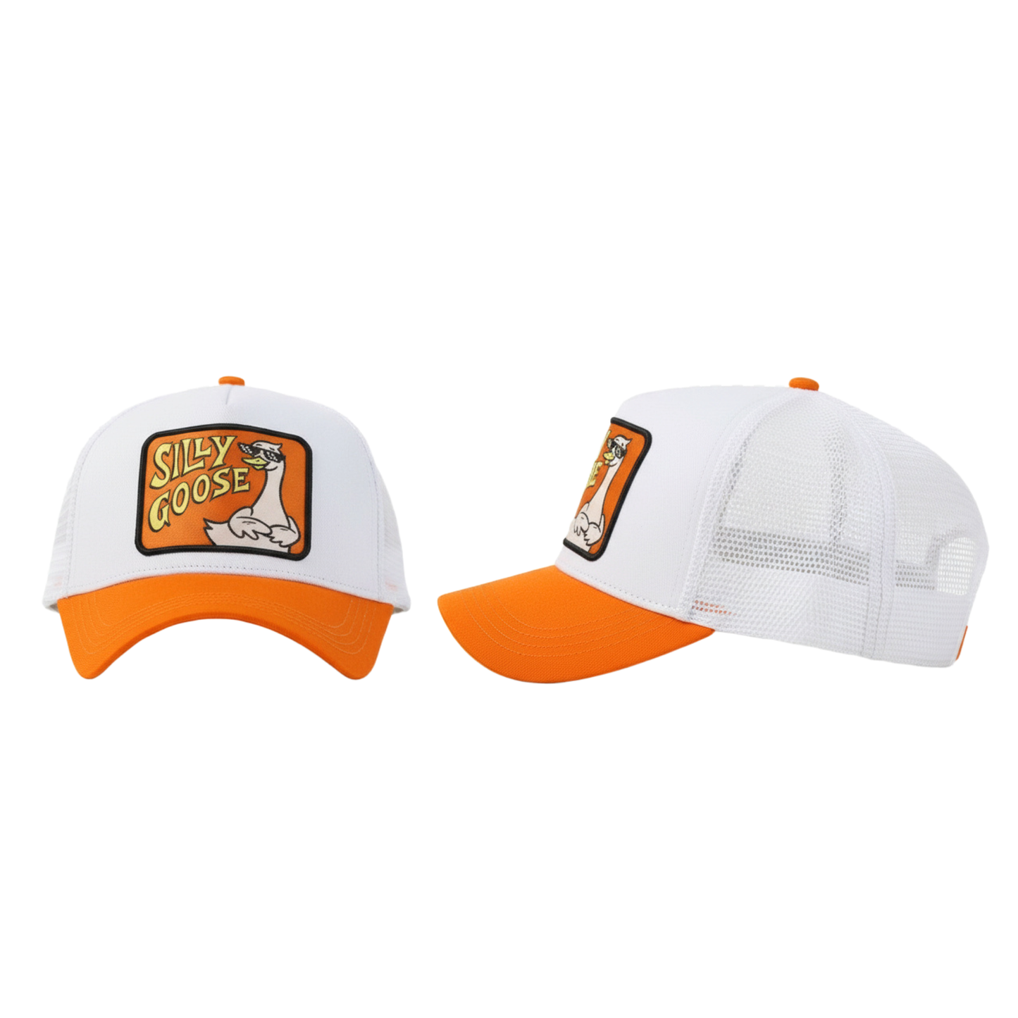 Cool Silly Goose Orange | Funny Trucker Hat