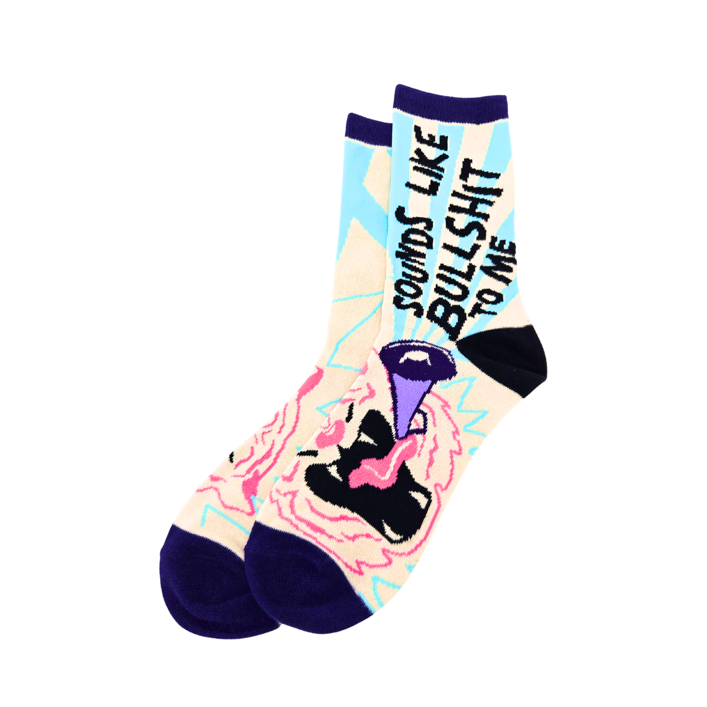 Sounds Like Bullshit To Me Socks - Silly Sockery