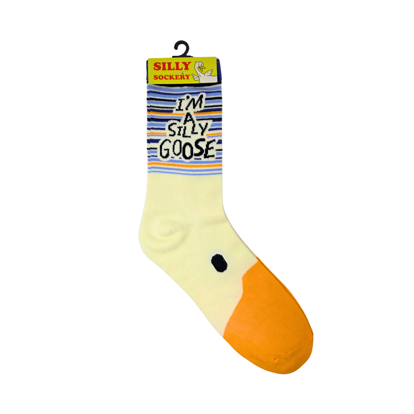I Am A Silly Goose | Women's Funny Cotton Crew Socks