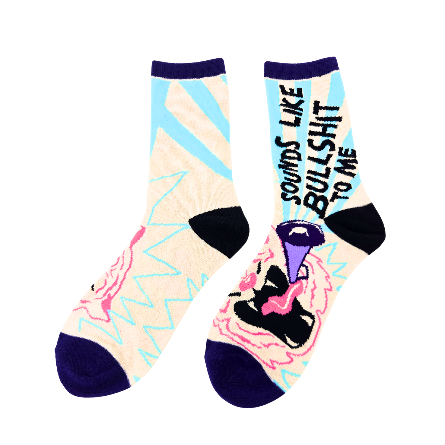 Sounds Like Bullshit To Me Socks - Silly Sockery