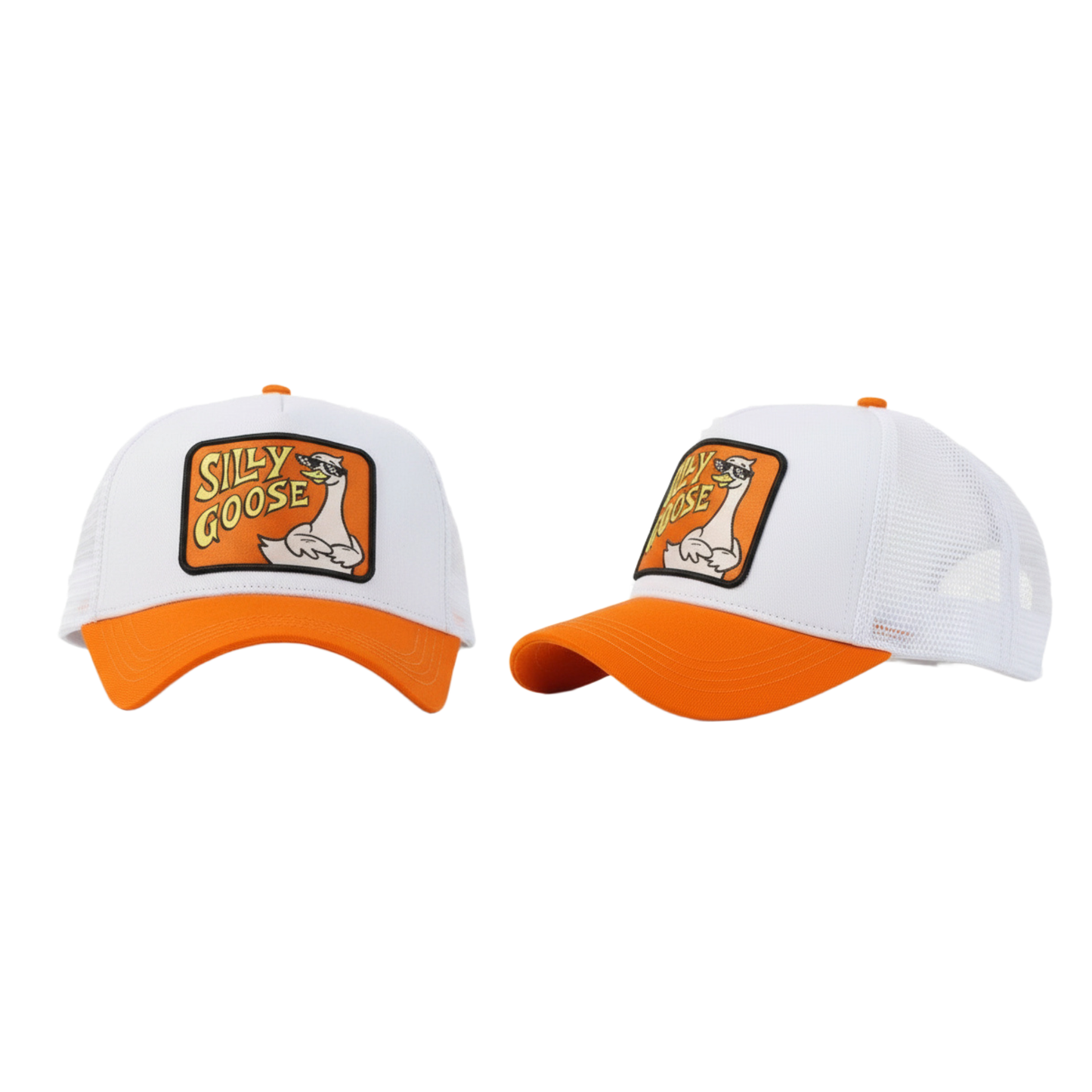 Cool Silly Goose Orange | Funny Trucker Hat