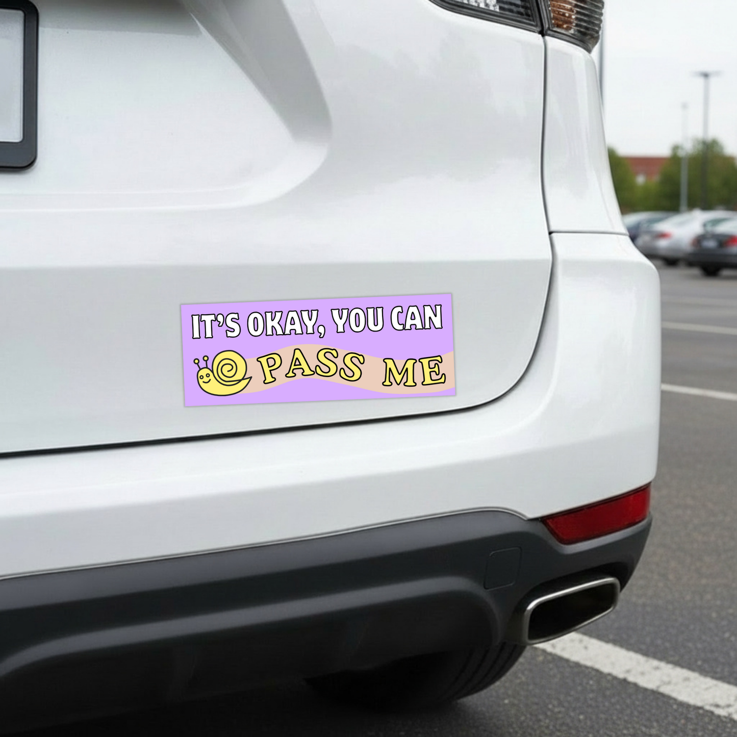 You Can Pass Me | Funny Car Magnet