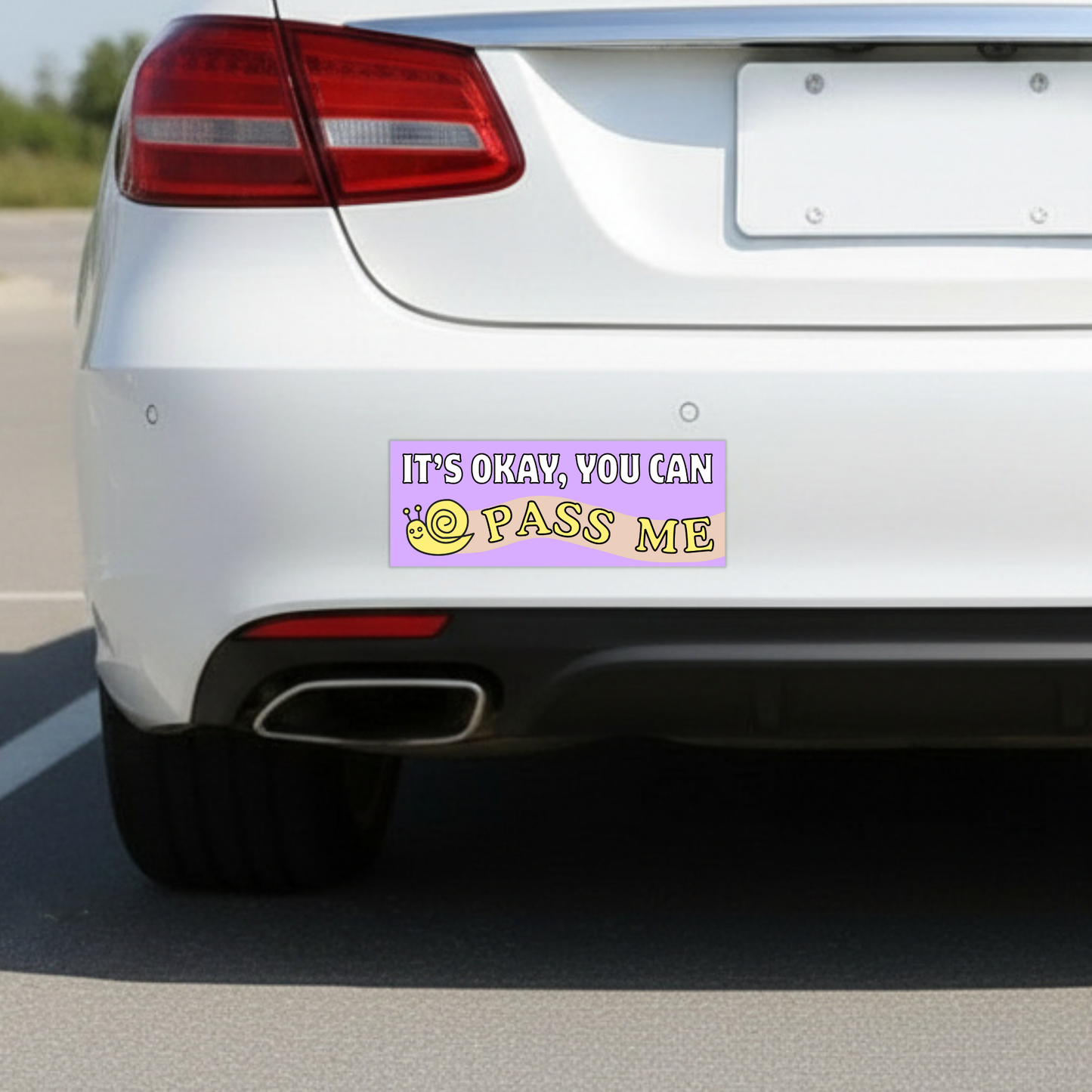 You Can Pass Me | Funny Car Magnet