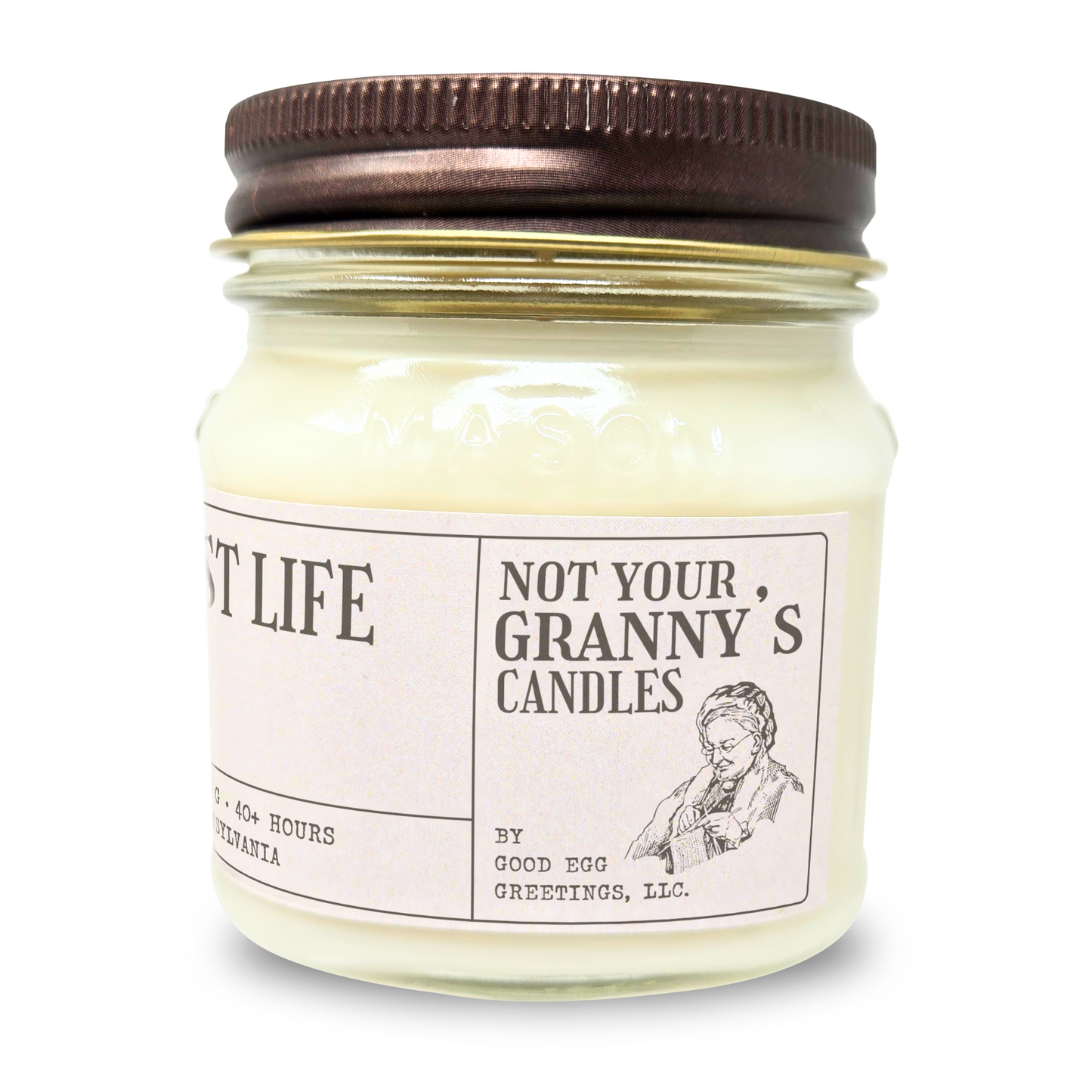 Living My Best Life - Funny Candle 8oz Soy Wax
