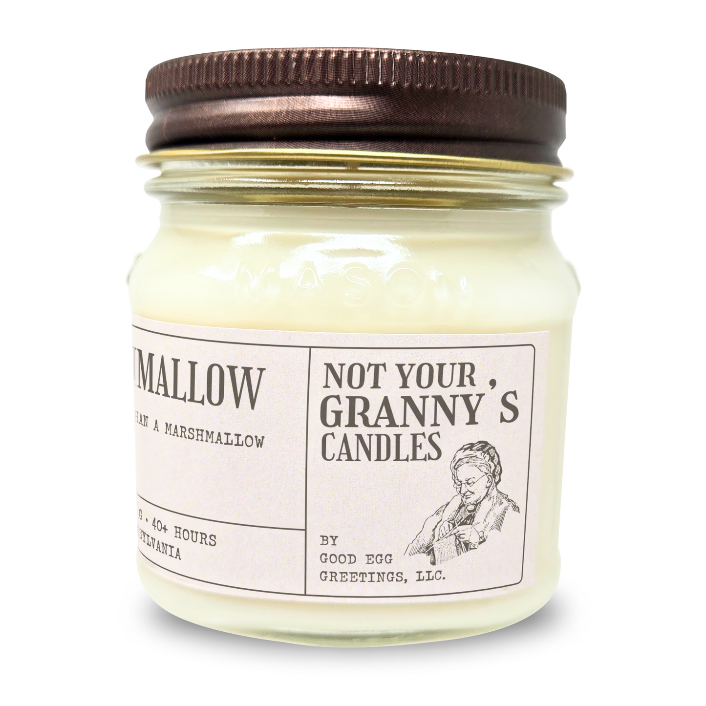 Toasted Marshmallow - Funny Candle 8oz Soy Wax