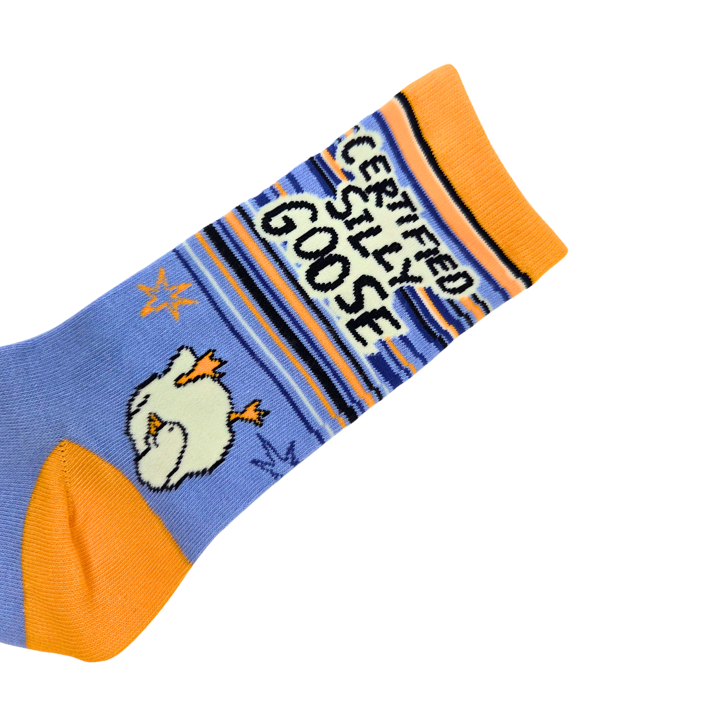 Certified Silly Goose Women's Funny Cotton Crew Socks