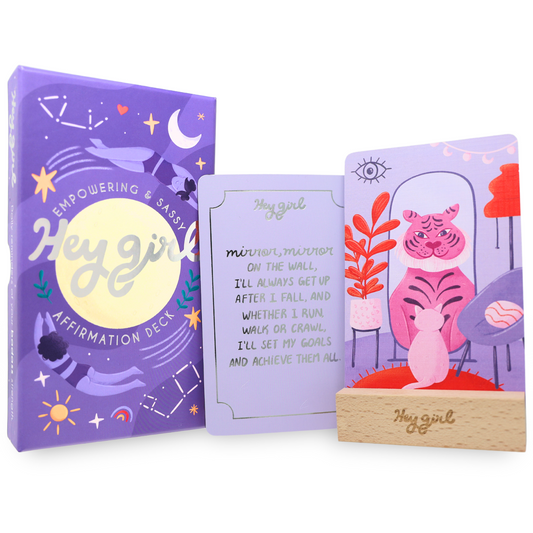 Hey Girl: Empowering & Sassy Affirmation Deck